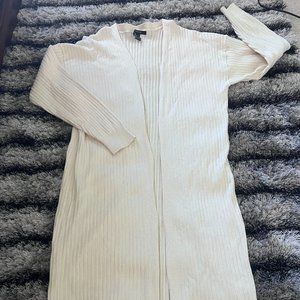 White/Cream Forever 21 Knitted Cardigan Women's Size S